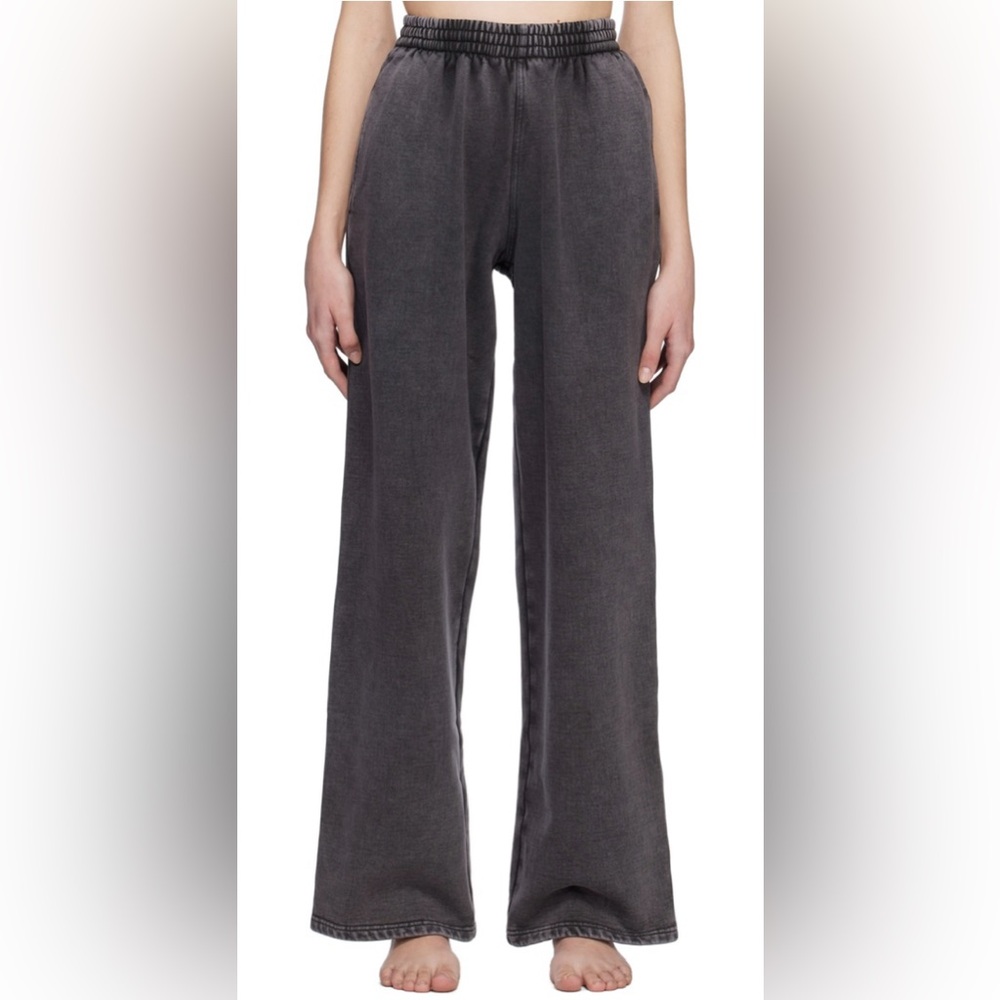 SKIMS boyfriend fleece sweatpants ash s